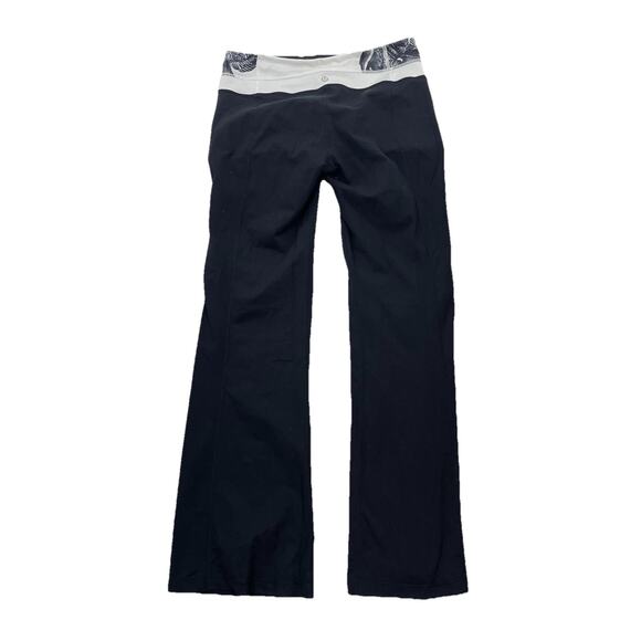 Lululemon Leggings Womens 8 Reversible Yoga Pants Pull On 32" Inseam H65 - Picture 1 of 9